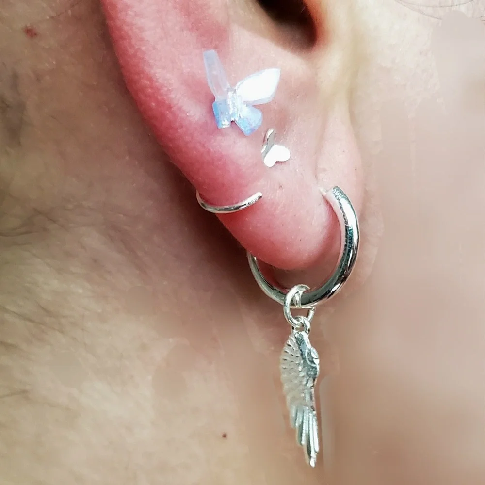 Pick 2! Papillon Mini Butterfly Earrings - Picture 1 of 4